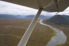 FLYING OVER THE KARLUK RIVER