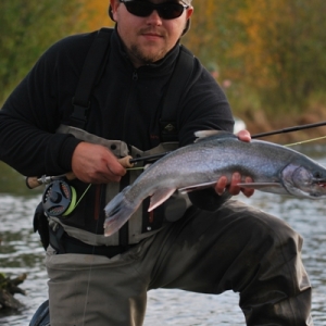 A DOLLY I CAUGHT IN THE FALL ON THE UPPER KENAI RIVER