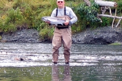 CHARLIE WITH A SILVER SALMON
